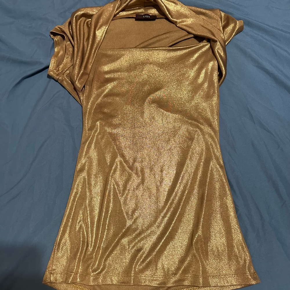 Gold Shimmer Top